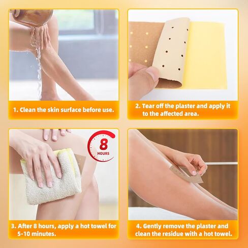 Knee Patches - 36Pcs Warming Herbal Plaster for Joint, Wormwood Extract Sticker for Knee, Back, Neck, Shoulder in Kuwait