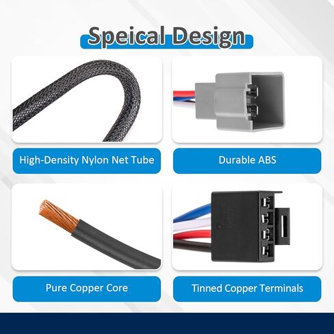 Wsays Brake Control Wiring Adapter Plug & Play Compatible with Dodge Ram 1500 2500 3500 2010-2012 in Saudi Arabia