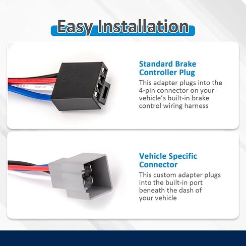 Wsays Brake Control Wiring Adapter Plug & Play Compatible with Dodge Ram 1500 2500 3500 2010-2012 in Saudi Arabia