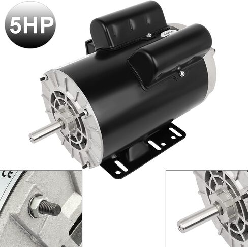 2HP Electric Motor 3450RPM General Purpose Single Phase Motor 115/230V 5/8" Shaft Diameter CW/CCW ODP 60HZ in Kuwait