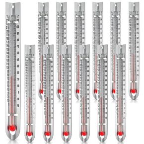 24 PCS V ، مقاييس حرارية للعلوم ذات الشكل المزدوج ، مقياس حرارة مختبر خالٍ من الزئبق للطلاب اللوازم المدرسية للطلاب ، أدوات تعليم الفصول الدراسية للأطفال ، البالغين in Kuwait