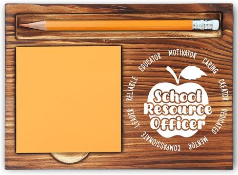 School Secretary Gifts, Best Office Gifts for Secretaries, Thank You Appreciation Gifts for School Secretary, Retirement & Birthday Gifts for School Secretary Self-Stick Note Pad Holder-LBB37 in Kuwait