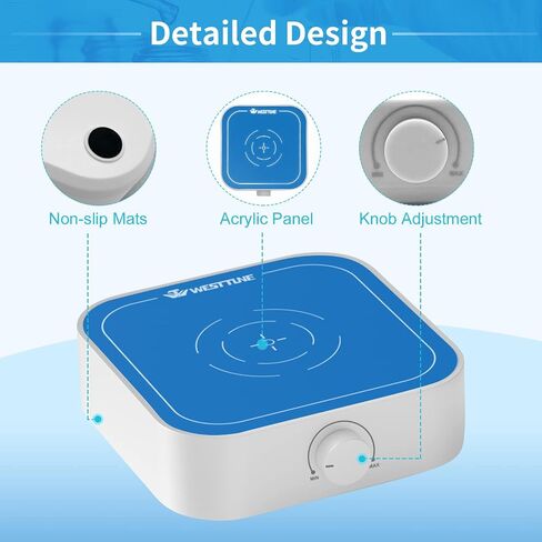3000rpm Magnetic Stirrer Mixer with 2pcs Stir Bar Set, Brushless DC Motor Max 3000ml Electric Magnetic Stir Plate Mixer （No Heating) in Saudi Arabia