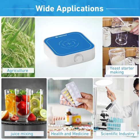 3000rpm Magnetic Stirrer Mixer with 2pcs Stir Bar Set, Brushless DC Motor Max 3000ml Electric Magnetic Stir Plate Mixer （No Heating) in Saudi Arabia