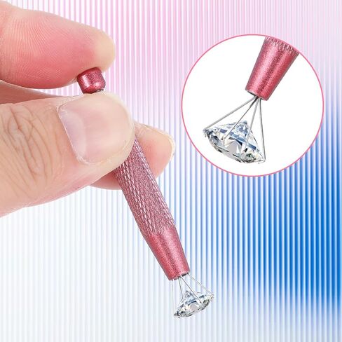 2 PCS ثقب أداة Grabber ، Diamond 4 Prongs Claw Tweezers الصلب غير القابل للصدأ ، التقاط أداة ثقب القلم لكائنات صغيرة رقائق IC المكونات الإلكترونية in Kuwait