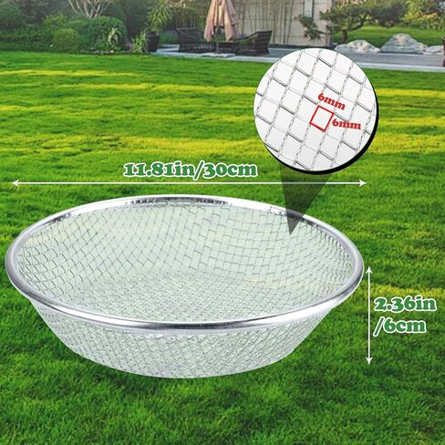 Soil, Sand, and Compost Sifter for Gardening – Sieve for Rocks, Dirt, and Organic Material – Fits 5-Gallon Buckets-3/8 in Aperture in Saudi Arabia