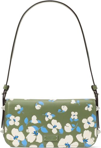 kate spade new york LIV Smooth Leather Small East-west Shoulder, True White in Saudi Arabia