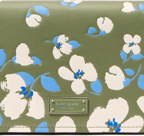 kate spade new york LIV Smooth Leather Small East-west Shoulder, True White in Saudi Arabia