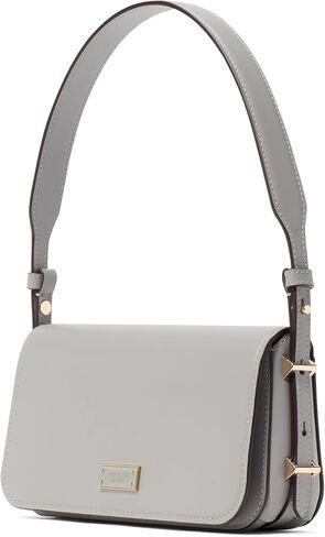 kate spade new york LIV Smooth Leather Small East-west Shoulder, True White in Saudi Arabia