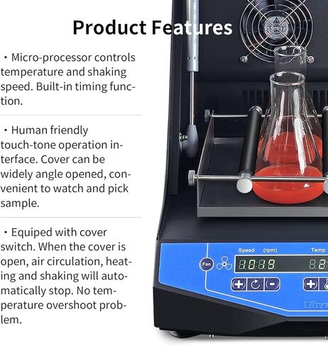 حاضنة اهتزاز المختبر ، مختبر احتضان شاكر المداري ، Temp R.T.+5 ~ 60 ℃ ، تهزه مدار السكتة الدماغية 20 مم ، السرعة 50 ~ 300 دورة في الدقيقة ، درج عالمي PW-260 ، DIS-60-PW in Kuwait