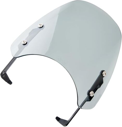 Motorcycle Windshield Deflector with Bracket Double Bubble Windscreen Fit for Bonneville Scrambler 1200 XE XC BE 2019 2020 2021 2022 2023 Wind Shield Screen Visor Flyscreen, Black in Saudi Arabia
