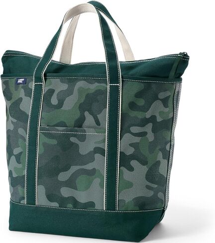 Lands' End Zip Top Canvas Tote Bag in Saudi Arabia