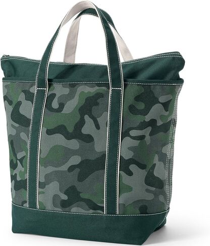 Lands' End Zip Top Canvas Tote Bag in Saudi Arabia