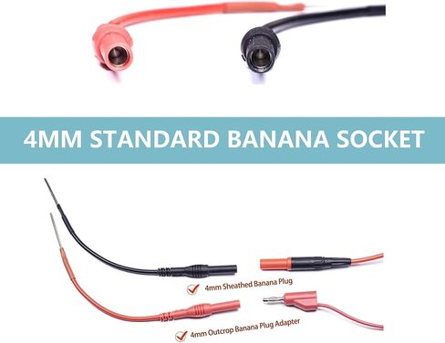 2PCS Silicon Spoon Proves Proves ، Back Probe Kit Dins Automotive متوافقة مع اختبارات توصيل الموز 4 مم لاختبار الجهد متعدد القياس اكتشف الدائرة الكهربائية للسيارات in Saudi Arabia