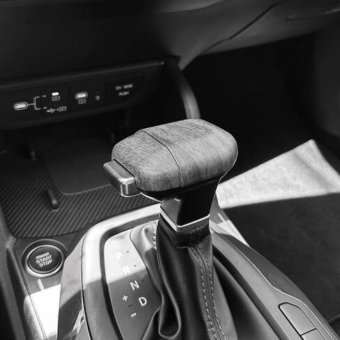 YOUTOOCAR Gear Cover ABS Auto Shift Gear Cover Car Knob Gear Stick Protector Compatible with Kia Sorento 24-25 Kia Carnival 25 Kia K4 25 Kia K5 25 Kia Sportage 26 Accessories (Wood Grain) in Kuwait