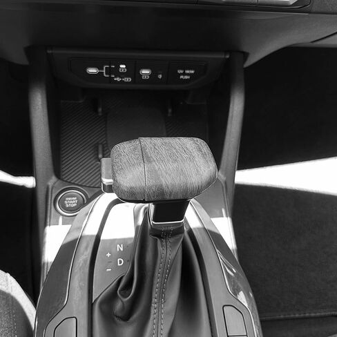 YOUTOOCAR Gear Cover ABS Auto Shift Gear Cover Car Knob Gear Stick Protector Compatible with Kia Sorento 24-25 Kia Carnival 25 Kia K4 25 Kia K5 25 Kia Sportage 26 Accessories (Wood Grain) in Kuwait