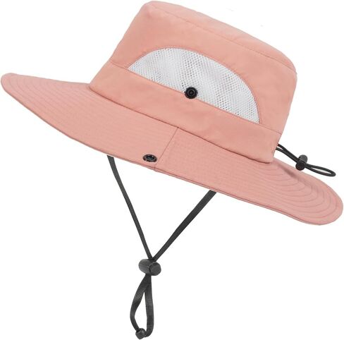 Boys-Girls Summer Wide-Brim Sun-Hat UV-Protection for Kids Toddler Fishing-Hat-Outdoor Adventures Safari-Hat with Chin Strap (5-14Y) Beige in Kuwait