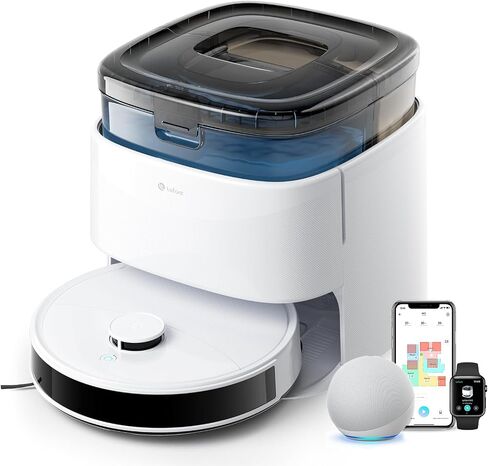 Lefant M210 Pro Robot Vacuum Cleaner,Easy to Use,120 Mins Runtime,6 Cleaning Modes,APP/Voice/WiFi/Alexa Control,Multi-Surface Cleaning in Kuwait