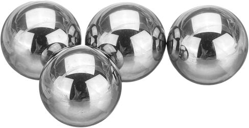 UXCELL 4 PCS TUNGSTEN Steel Balls 10 MM Carbide G10 Precision Ball for Industrial Certes و Machinery و Automotive و DIY (Mirror) in Saudi Arabia