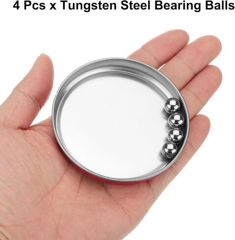 UXCELL 4 PCS TUNGSTEN Steel Balls 10 MM Carbide G10 Precision Ball for Industrial Certes و Machinery و Automotive و DIY (Mirror) in Saudi Arabia