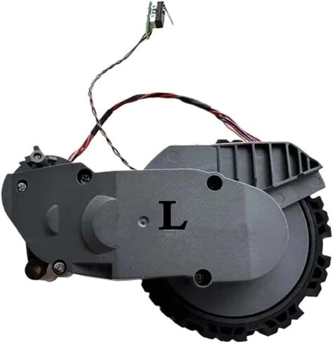 Vacuum Cleaner Drive Wheel Replacement Accessories (Left And Right Wheel Optional). Compatible With Roborock Q5 Pro / Q5 Pro / Q8 Max / Q8 Max / Q5 Max / Q8 Max Ultra(Black- L+R) in Kuwait