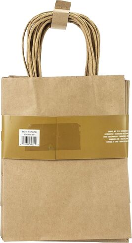 Darice BAG100-100 Value Pack Kraft Bags 8"X10.25"X4.25" 13/Pkg-Natural in Saudi Arabia