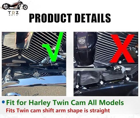 TDZ ez Shift مجموعة مساعدة المعدات المحايدة تناسب Harley Touring Dyna Softail Twin Cam Models in Kuwait