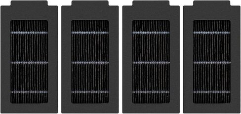(4 Pack) T50 Pro Pro البديل مرشحات HEPA متوافقة مع ECOVACS DEEBOT T50 MAX PRO OMNI/ T50 PRO/ T50 OMNI/ T50 PRO OMNI/ T30C omni Robot فراغ ، مجموعة الملحقات ، مرشح مستقيم ، مرشح الفراغ in Kuwait