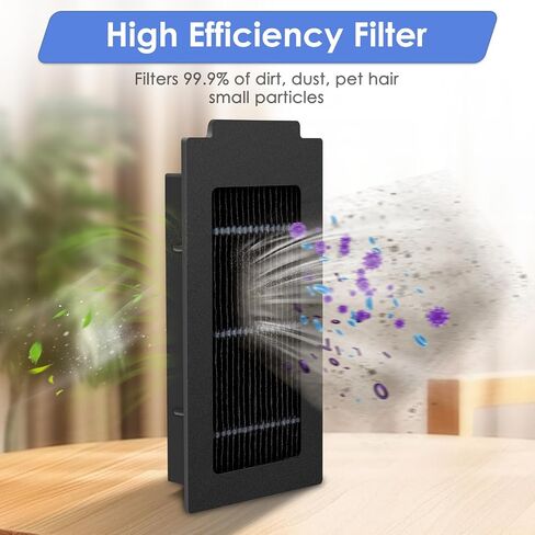 (4 Pack) T50 Pro Pro البديل مرشحات HEPA متوافقة مع ECOVACS DEEBOT T50 MAX PRO OMNI/ T50 PRO/ T50 OMNI/ T50 PRO OMNI/ T30C omni Robot فراغ ، مجموعة الملحقات ، مرشح مستقيم ، مرشح الفراغ in Kuwait