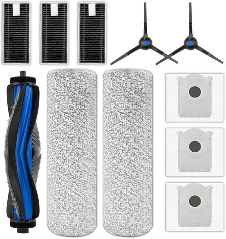 (4 Pack) T50 Pro Pro البديل مرشحات HEPA متوافقة مع ECOVACS DEEBOT T50 MAX PRO OMNI/ T50 PRO/ T50 OMNI/ T50 PRO OMNI/ T30C omni Robot فراغ ، مجموعة الملحقات ، مرشح مستقيم ، مرشح الفراغ in Kuwait