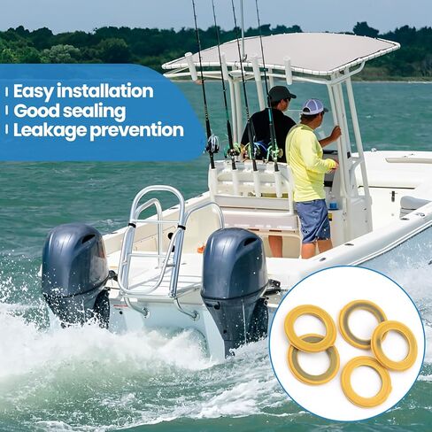 6pcs 26-830749 جوانات قابس الصرف الصحي ، غسالات ختم بدائل لمضخة زيت التروس السفلية ، حشية برغي للزئبق من Mercury Marine/Mercruiser محركات الأقراص in Kuwait