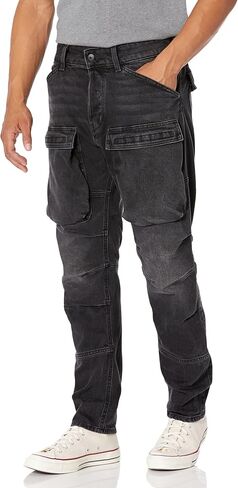 G-STAR RAW Men's 3D Straight Tapered Denim Cargo in Kuwait