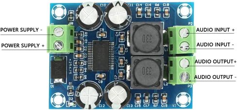 Mini TPA3118 Amplifier Board, DC10-24V Mono Amplifier, Stereo Audio Amplifier Board, 60W in Saudi Arabia
