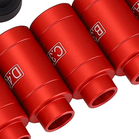 Aluminum Alloy Gauge Comparator Kit for Precise Measurement, Universal Headspace Gauge Body with Bushing Set, Includes Storage Box in Saudi Arabia