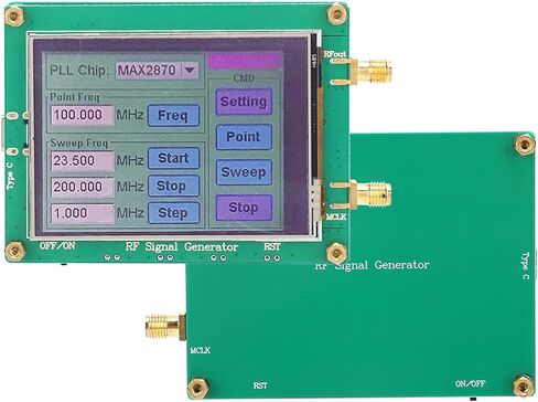 وحدة مولد إشارة إشارة RF عالية الاستقرار منخفض الضوضاء الترددات Max2870 23.5 6000m ، مضغوط و durabledesign ، مصدر إشارة RF منخفضة الضوضاء ، مواد ABS in Kuwait