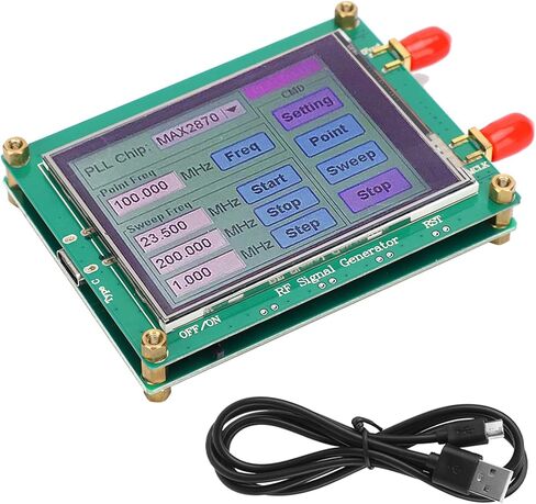 وحدة مولد إشارة إشارة RF عالية الاستقرار منخفض الضوضاء الترددات Max2870 23.5 6000m ، مضغوط و durabledesign ، مصدر إشارة RF منخفضة الضوضاء ، مواد ABS in Kuwait