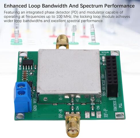 Jiawu Locking Loop Module, Low Noise Broadband Fractional N PLL with Adjustable RF Output Power 25 MHz-6000 MHz, for Cellular Communication Microwave Radio WiFi in Saudi Arabia