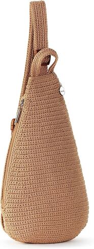The Sak Geo Sling Backpack in Crochet, Single Backpack Strap, Ecru in Saudi Arabia