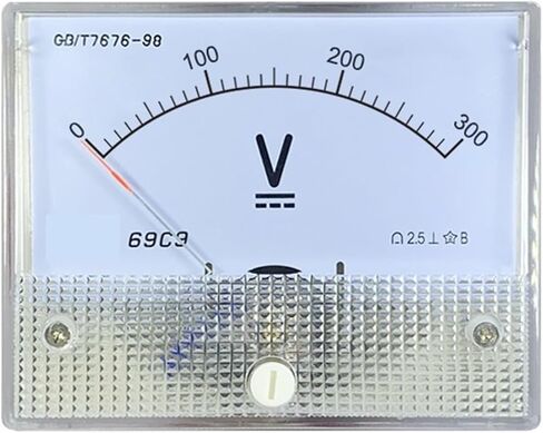 69c9 DC Voltmeter 5V 10V 15V 20V 30V 50V 75V 100V 150V 200V 250V 300V 450V 500V 600V Pointer 1Pcs(DC20V) in Saudi Arabia