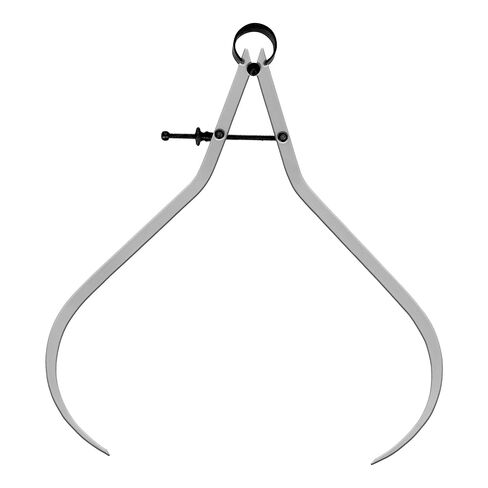 12-1/4" Outside Caliper (452-12) – Precision Measuring Tool for Lathe Work, Metal Fabrication, Wood Turning, and Automotive Use – Replaces General Tools in Kuwait