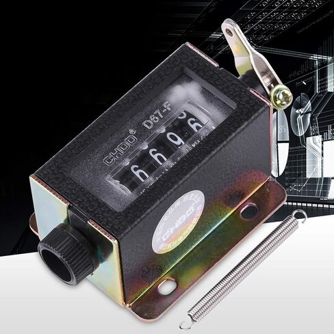 Mechanical Counter D67-F Counter, 5 Digit Num Hand Mechanical Arithmometer Manual Stroke Tally Counter in Saudi Arabia