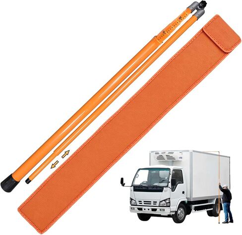 Height Stick for Trucks 15FT,Load Height Measuring Stick with Adjustable Pole,Non-Conductive Fiberglass Compact Height Stick with Carrying Bag,Accurately for Trucks, Trailers, Car Haulers in Saudi Arabia