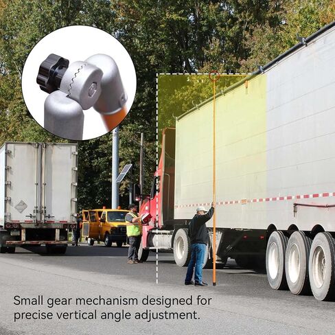 Height Stick for Trucks 15FT,Load Height Measuring Stick with Adjustable Pole,Non-Conductive Fiberglass Compact Height Stick with Carrying Bag,Accurately for Trucks, Trailers, Car Haulers in Saudi Arabia