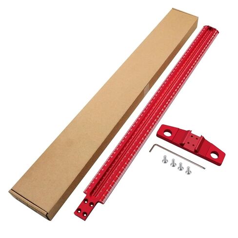 60-500mm دقة علامات T-Ruler الألومنيوم سبيكة الخشب كاتب العلامات المقياس Deluxe الفتحة المتقاطعة الحاكم (T60) in Kuwait