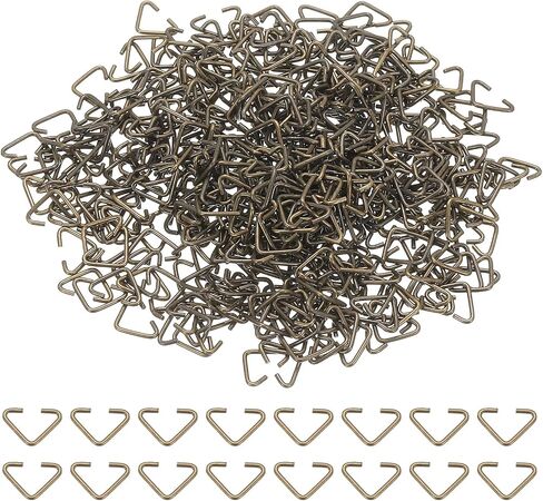 PATIKIL Triangle Open Jump Rings, 500 Pcs Open Jump Rings Bulk Triangle Open Rings Pinch for Jewelry Making Supplies DIY Craft Keychains Necklaces Earrings,Light Gold, 9.5x6mm in Saudi Arabia