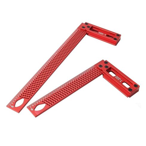 200/300 مم الدقة Scriber Scriber Square Squaring T الحاكم Aluminium Heal Hoiting Health Health Holected Holecting Holege (200mm) in Kuwait
