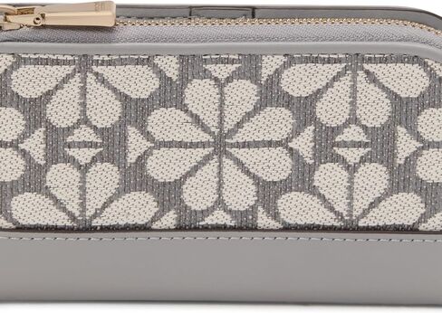 Kate Spade New York Devin Spade Flower Canvas Small Slim Bifold Wallet ، Ruby Citrus Multi in Kuwait