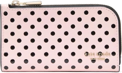 Kate Spade New York Devin Spade Flower Canvas Small Slim Bifold Wallet ، Ruby Citrus Multi in Kuwait