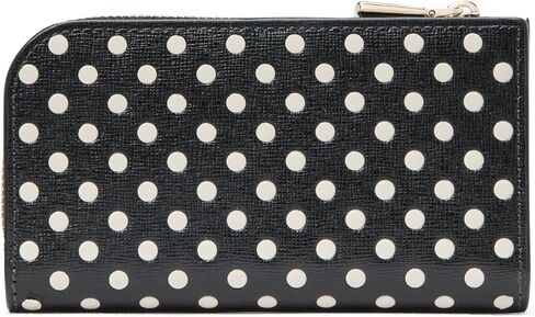 Kate Spade New York Devin Spade Flower Canvas Small Slim Bifold Wallet ، Ruby Citrus Multi in Kuwait
