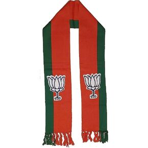 OMG BJP Body Flag Skarf/Patka/BJP Dupatta Flag Woven Men & Women